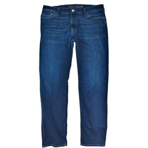 Mavi Marcus Jeans Mens 38x34 Blue Medium Wash Slim Straight Denim Stretch